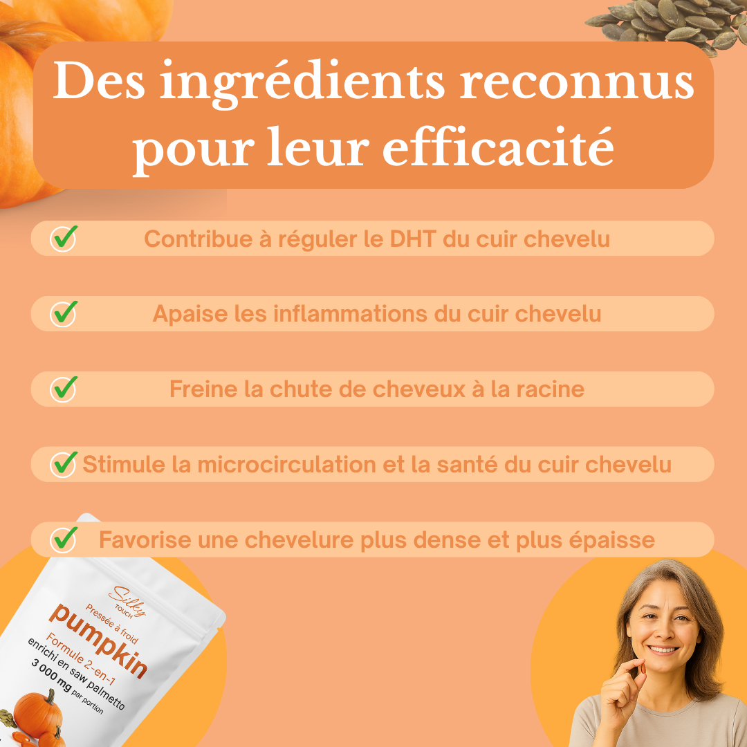 Gélules d’huile de graines de courge